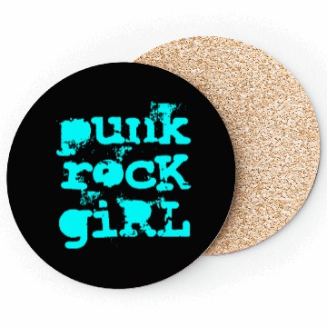 Discover Punk Rock Girl Coasters