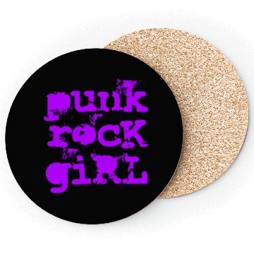 Discover Punk Rock Girl Coasters