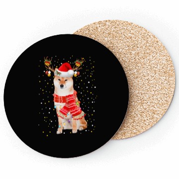 Discover Akita Coasters Akita Reindeer Christmas Light