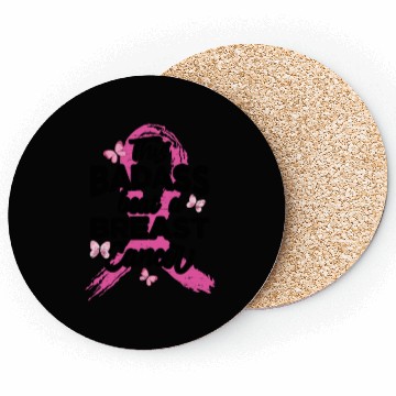 Discover This Badass Beat A Breast Cancer - Breast Cancer Coasters
