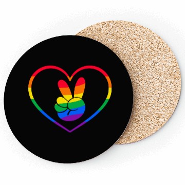 Discover Pop art pride, lgbt community Coasters