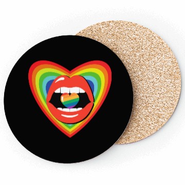 Discover Pop art pride, lgbt community Coasters