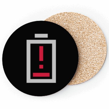 Discover exclamation mark battery no Coasters