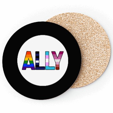 Discover Allyship - LGBTIQ Queer Gay Pride CSD Coasters