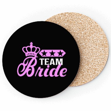 Discover Bachelorette Team Bride Wedding bachelorette party Coasters