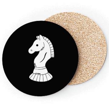 Discover Chess Horse Symbol Coasters