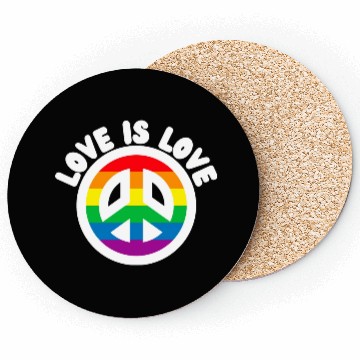 Discover Pride flag - Pride quote lgbt community Coasters