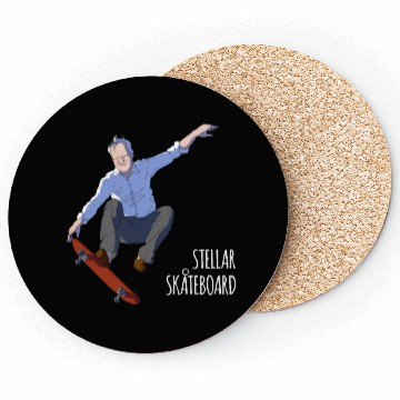 Discover Stellar Skateboard Coasters