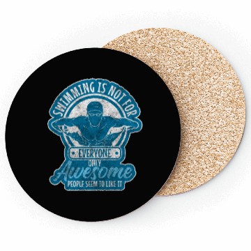 Discover Swim Beach Hobby Sport Coasters
