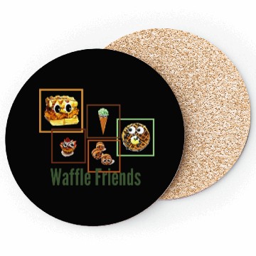 Discover Waffle Friends Coasters