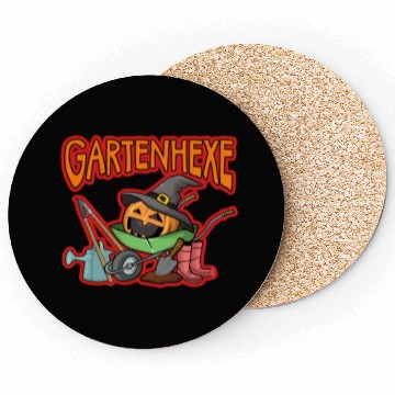 Discover Garden Witch Halloween Garden Coasters
