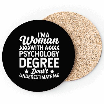 Discover Psychologist Woman's Gift Coasters