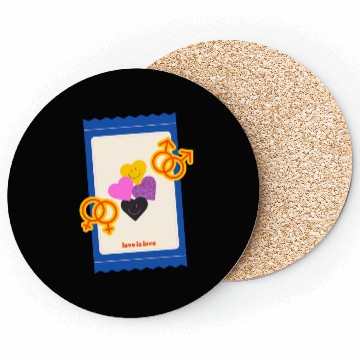 Discover LGBT love is love Coasters