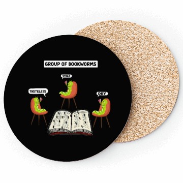 Discover Group of Bookworms Coasters