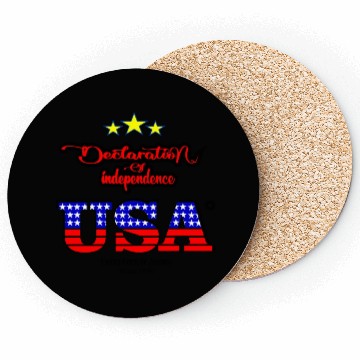 Discover Declaration of Independence 1776- Independence Day Coasters