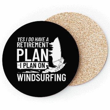 Discover Windsurfing Board Sail Paddle Windsurfer Coasters