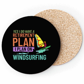 Discover Windsurfing Board Sail Paddle Windsurfer Coasters