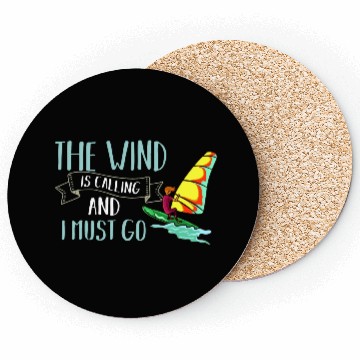 Discover Windsurfing Board Sail Paddle Windsurfer Coasters
