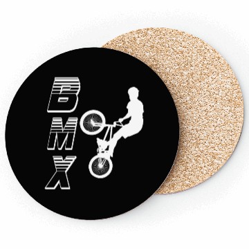 Discover bmx race bike cyclist rider trick Coasters