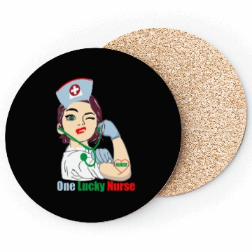 Discover One Lucky Nurse Coasters