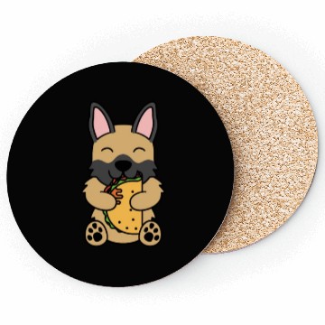 Discover German Shepherd Taco Lover Coasters