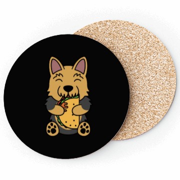 Discover Yorkshire Terrier Taco Lover Coasters