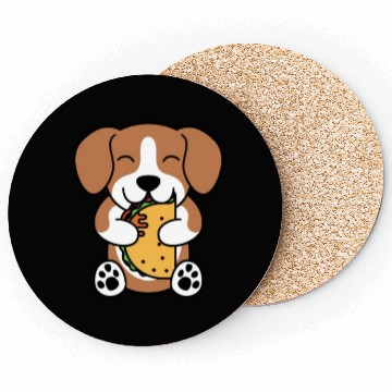 Discover Beagle Taco Lover Coasters
