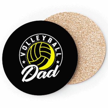 Discover Volleyball Lovers Volleyball Dad Coasters