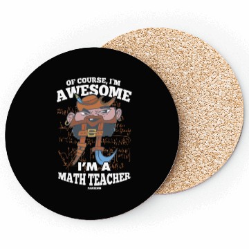 Discover Mathematics math mathematician math teacher gift Coasters