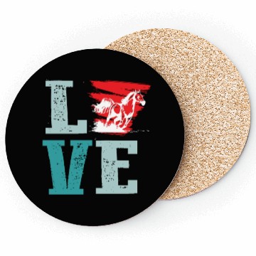 Discover Horse Girl Horseback Riding Pony Lover Ranch Owner Coasters
