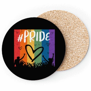 Discover LGBTQIA+ #Pride Rainbow Coasters