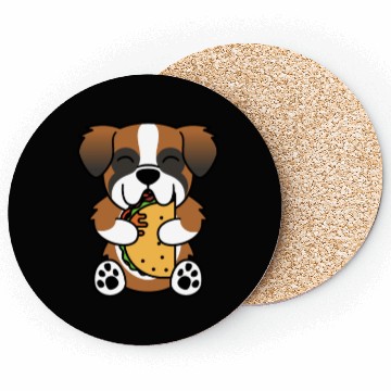 Discover Saint Bernard Taco Lover Coasters