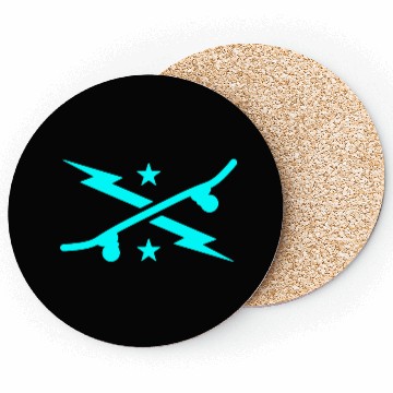 Discover Lightning Skateboard Coasters