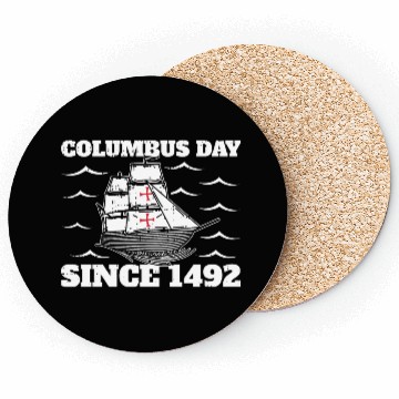 Discover Columbus Day Italian Pride Coasters
