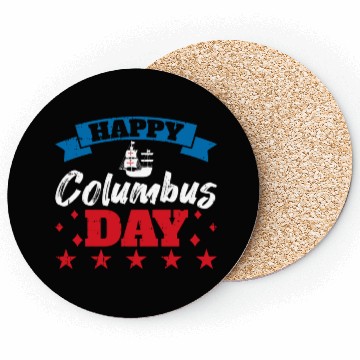 Discover Columbus Day Italian Pride Coasters