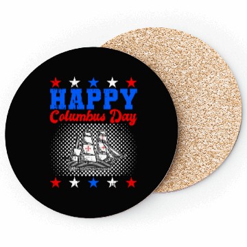 Discover Columbus Day Italian Pride Coasters