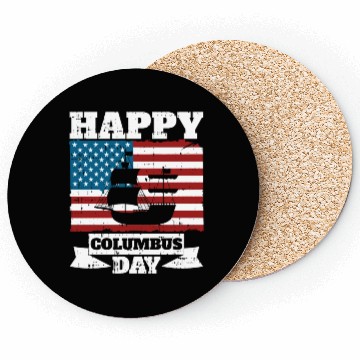 Discover Columbus Day Italian Pride Coasters