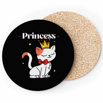 Discover Cat Princess Cat Princess Coasters