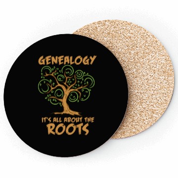Discover GENEALOGY: It's All About The Roots Coasters