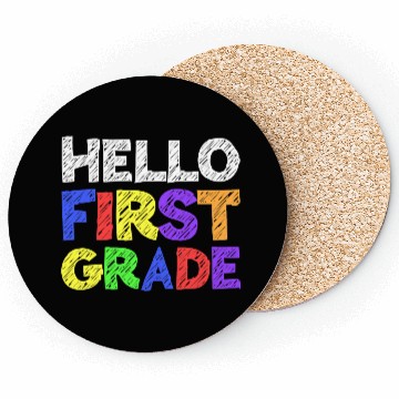 Discover Hello First Grade Coasters 1st Grade Back To School