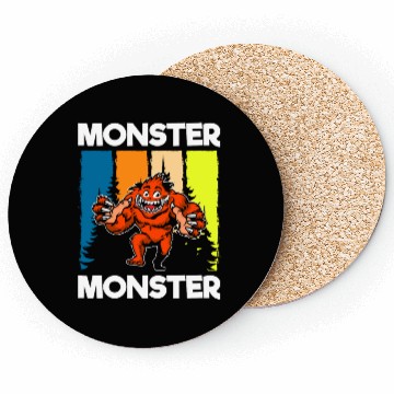 Discover Monster Colorful Big Sister Coasters