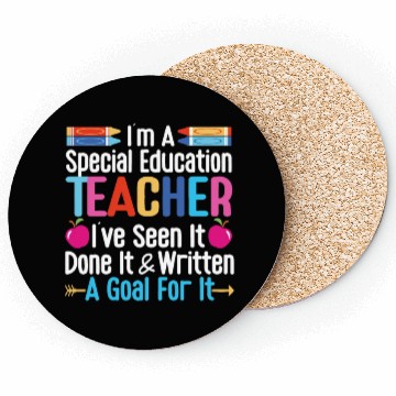Discover I'm A Special Education Teacher, SPED Teacher Coasters