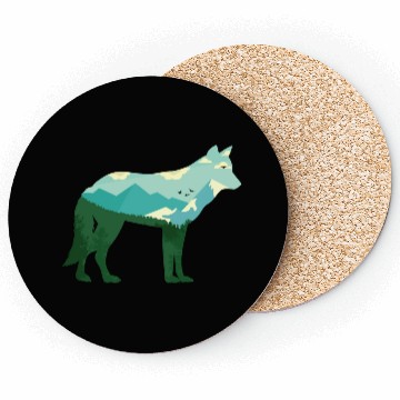 Discover Mountain Wolf Coasters