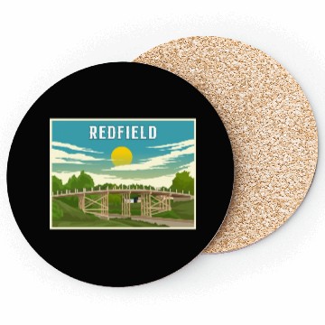 Discover Redfield Historic James Street Bridge Coasters