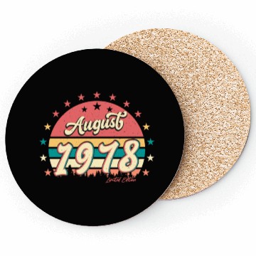 Discover Born August 1978 Coasters