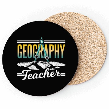 Discover Geography Teacher Geographic Student Geographer Coasters