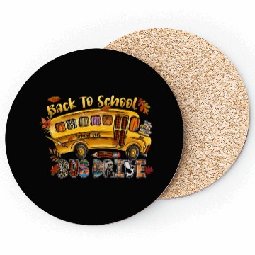 Discover Back To School Bus Drive Coasters