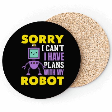 Discover Robotics Kids Robots Funny Robot Boys Coasters