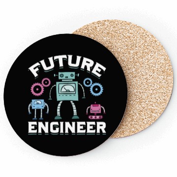 Discover Robot Future Engineer Boys Robotics Coasters