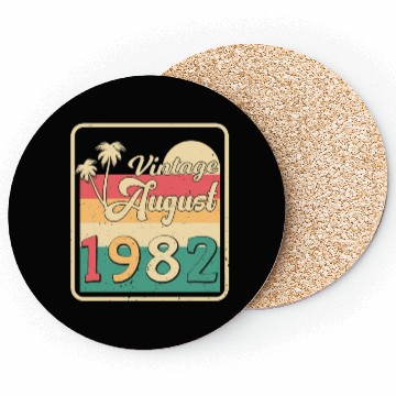 Discover 40th Anniversary August 1982 Coasters